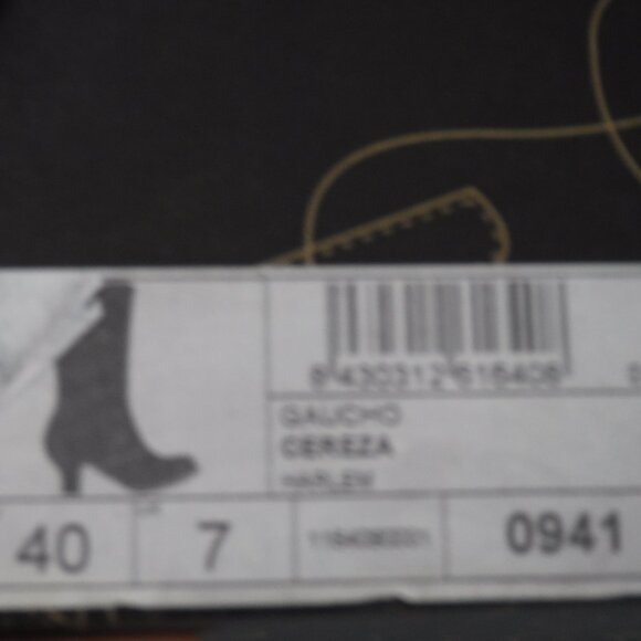 Art Gaucho Ceraza Harlem heeled leather boot in plum crazy and Fushia size EU 40 - Picture 14 of 16